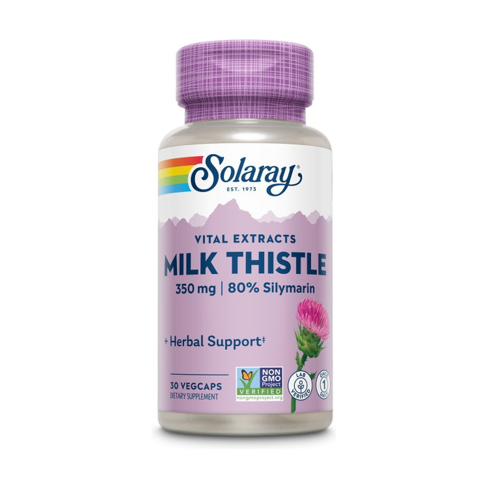 Solaray Cardo Mariano 30 cápsulas - Milk Thistle Extracto Hepático Antioxidante Solaray Cardo Mariano 30 cápsulas - Milk Thistle Extracto Hepático Antioxidante
