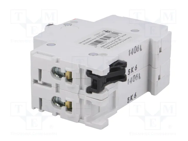 ABB S200 MCB Interruptor magnetotérmico 6A 2 polos 6kA ABB S200 MCB Interruptor magnetotérmico 6A 2 polos 6kA