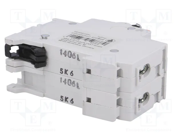 ABB S200 MCB Interruptor magnetotérmico 6A 2 polos 6kA ABB S200 MCB Interruptor magnetotérmico 6A 2 polos 6kA