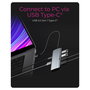 ICY BOX IB-DK4022a-CPD Docking Station USB Type-C 4K HDMI con 4 Puertos USB 3.2, Alimentación PD 100W, Plata, 5 Gbit/s, Plug and Play, Ideal para Laptop y PC