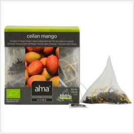 ALMA HOME Té Ceilán Mango Infusión 15 Pirámides Eco Vegano