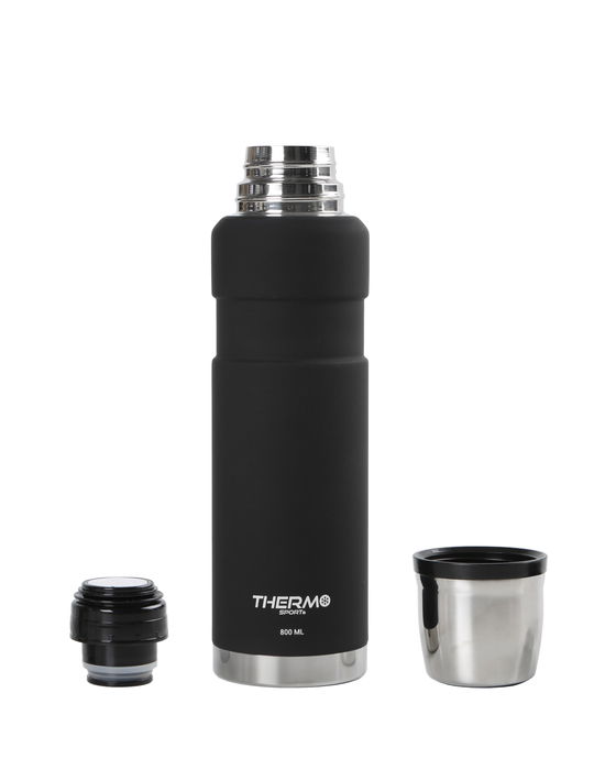 Thermosport Termo Acero Negro 800 ml - 8 cm (Ancho) x 30 cm (Alto) x 8 cm (Largo) (6 Unidades)