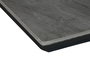 DKD Home Decor Mesa Comedor Gris Negro Metal Ceramica 160 x 90 x 76 cm