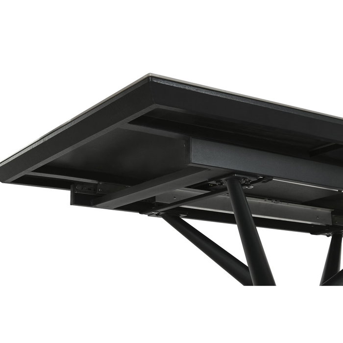 DKD Home Decor Mesa de Comedor de Cerámica y Metal Gris 160x90x76