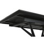 DKD Home Decor Mesa de Comedor de Cerámica y Metal Gris 160x90x76