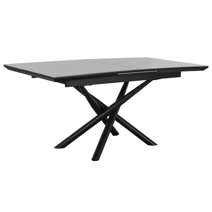 DKD Home Decor Mesa de Comedor de Cerámica y Metal Gris 160x90x76