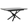DKD Home Decor Mesa de Comedor de Cerámica y Metal Gris 160x90x76
