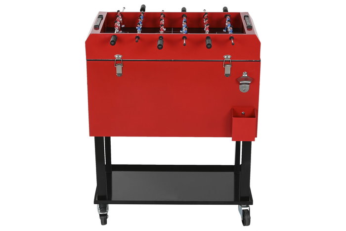 DKD Home Decor Nevera de Metal Roja No Eléctrica DKD Home Decor Nevera de Metal Roja No Eléctrica