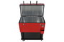 DKD Home Decor Nevera de Metal Roja No Eléctrica