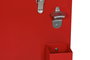 DKD Home Decor Nevera de Metal Roja No Eléctrica