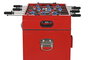 DKD Home Decor Nevera de Metal Roja No Eléctrica