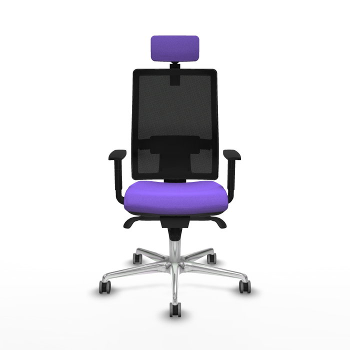 PIQUERAS Y CRESPO Silla de oficina Horna con mecanismo Sincro, Lila y Negro PIQUERAS Y CRESPO Silla de oficina Horna con mecanismo Sincro, Lila y Negro