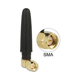 DeLOCK 88915 Antena omnidireccional 433 MHz SMA 1 dBi negra