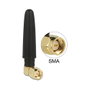 DeLOCK 88915 Antena omnidireccional 433 MHz SMA 1 dBi negra