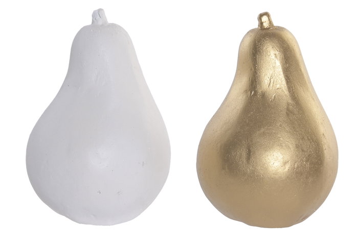 DKD Home Decor Figura Cemento Pera Surtido de 2 DKD Home Decor Figura Cemento Pera Surtido de 2