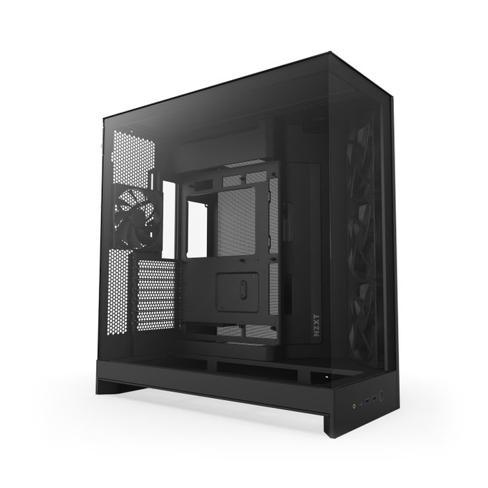 NZXT H9 Flow Caja Semitorre de Doble Cámara - Negro NZXT H9 Flow Caja Semitorre de Doble Cámara - Negro