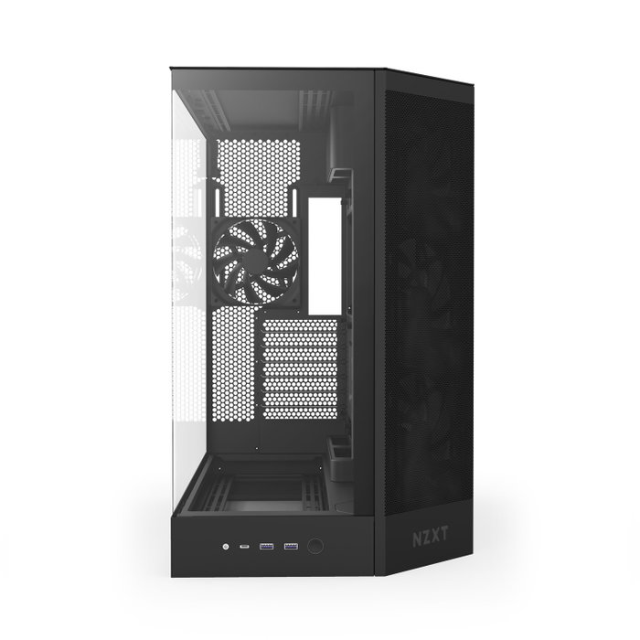 NZXT H9 Flow Caja Semitorre de Doble Cámara - Negro NZXT H9 Flow Caja Semitorre de Doble Cámara - Negro
