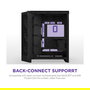 NZXT CM-H92FB1 H9 Flow Torre Media ATX/Micro-ATX/Mini-ITX Caja PC Mesh Negro con Ventana Lateral de Cristal Templado