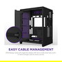 NZXT CM-H92FB1 H9 Flow Torre Media ATX/Micro-ATX/Mini-ITX Caja PC Mesh Negro con Ventana Lateral de Cristal Templado
