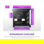 NZXT CM-H92FB1 H9 Flow Torre Media ATX/Micro-ATX/Mini-ITX Caja PC Mesh Negro con Ventana Lateral de Cristal Templado