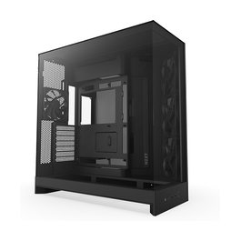NZXT CM-H92FB1 H9 Flow Torre Media ATX/Micro-ATX/Mini-ITX Caja PC Mesh Negro con Ventana Lateral de Cristal Templado