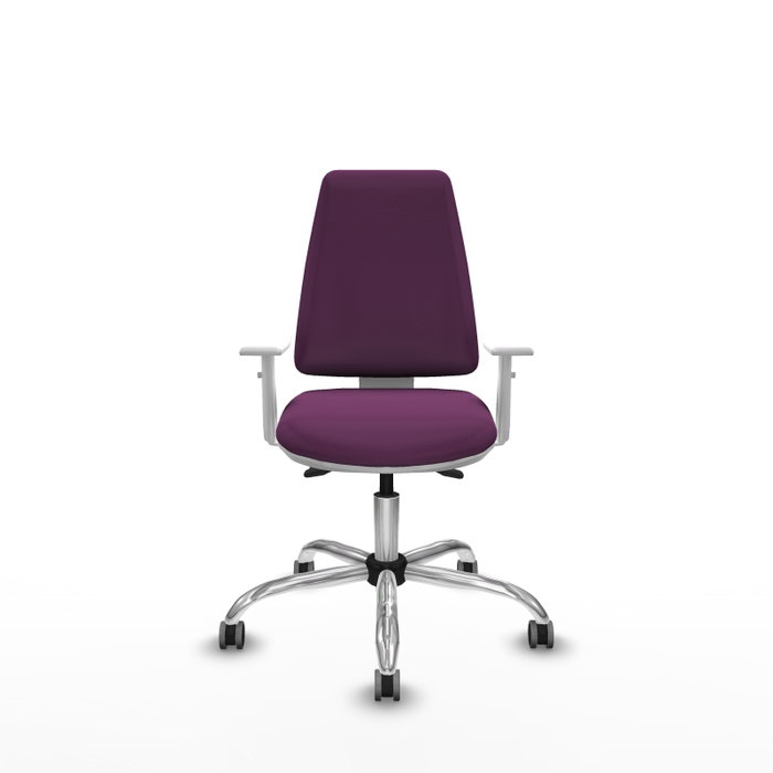 PIQUERAS Y CRESPO Silla de oficina Elche Morada con mecanismo Asincro PIQUERAS Y CRESPO Silla de oficina Elche Morada con mecanismo Asincro