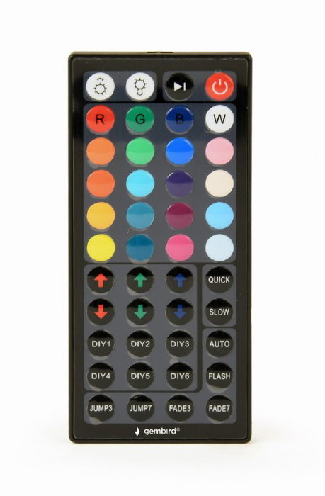 GEMBIRD Tira LED RGB 5m IP65 con controlador y mando