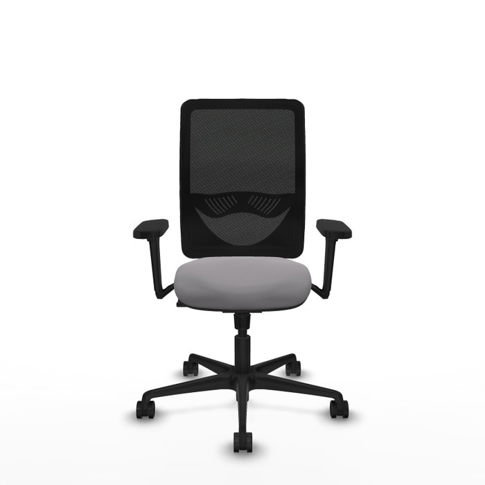 PIQUERAS Y CRESPO Silla de oficina Zulema con mecanismo Sincro, Gris y Negro PIQUERAS Y CRESPO Silla de oficina Zulema con mecanismo Sincro, Gris y Negro