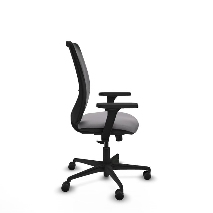 PIQUERAS Y CRESPO Silla de oficina Zulema con mecanismo Sincro, Gris y Negro PIQUERAS Y CRESPO Silla de oficina Zulema con mecanismo Sincro, Gris y Negro