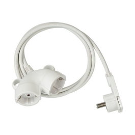 Brennenstuhl Cable de extensión 5m H05VV-F3G1.5 blanco