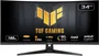 ASUS TUF Gaming VG34VQ3B Monitor Curvo Gaming 34" UWQHD 21:9 3440x1440, 180Hz, 1ms, AMD FreeSync Premium, DisplayHDR 400, VA, Negro