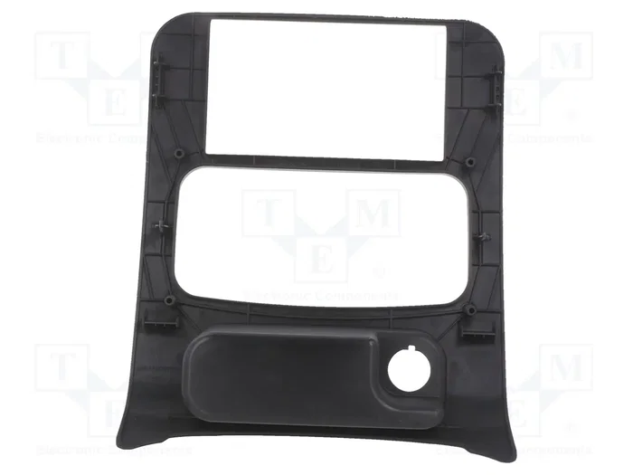 METRA Bastidor de montaje de radio para Jeep Liberty 2002-2007 2 DIN negro mate