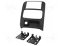METRA Bastidor de montaje de radio para Jeep Liberty 2002-2007 2 DIN negro mate