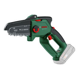 Bosch EasyChain 18V-15-7 solo - Motosierra de poda a batería 18V, longitud de corte 13 cm, cadena 15 cm, sin batería, para cortar árboles