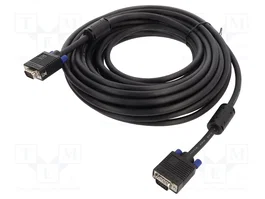DeLOCK Cable VGA 15m Macho-Macho Negro