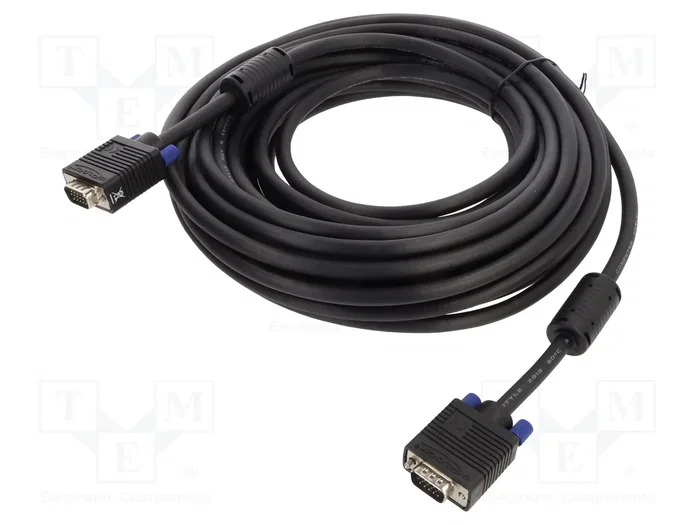 DeLOCK Cable VGA 15m Macho-Macho Negro