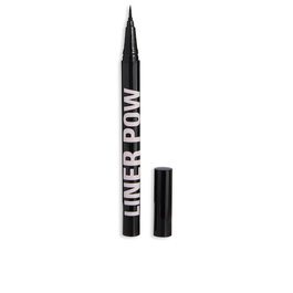 Revolution Make Up Liner Pow Liquid Eyeliner #black - Delineador de Ojos Líquido de Trazo Fino y Preciso, 0.5 ml, Cruelty Free y Vegano