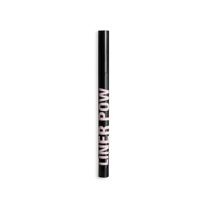 Revolution Make Up Liner Pow Liquid Eyeliner #black - Delineador de Ojos Líquido de Trazo Fino y Preciso, 0.5 ml, Cruelty Free y Vegano