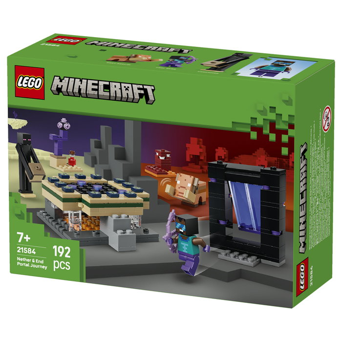 LEGO Minecraft El Viaje por el Nether y el Portal al End 21584