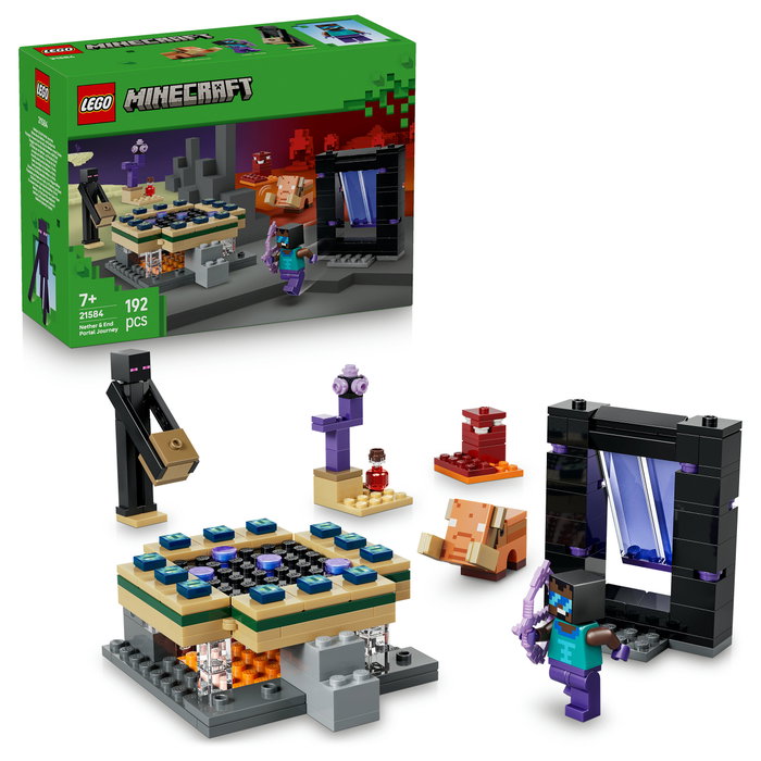 LEGO Minecraft El Viaje por el Nether y el Portal al End 21584