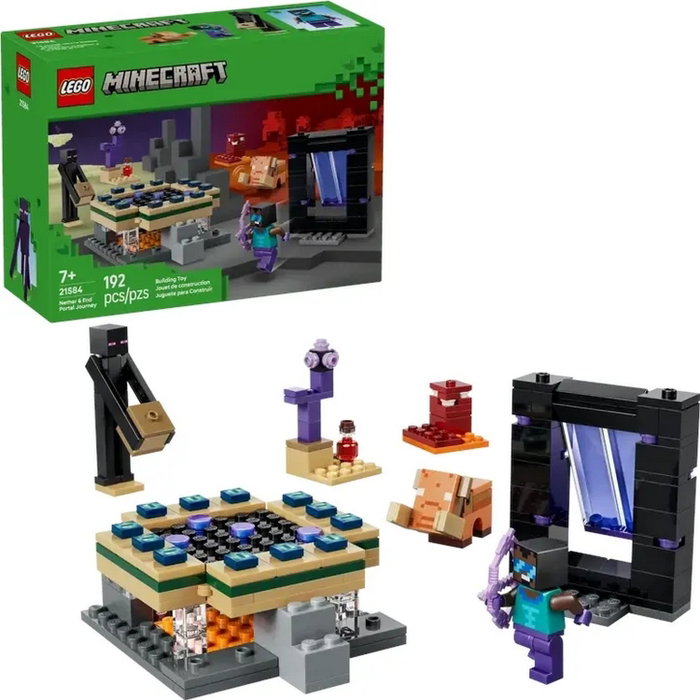 LEGO Minecraft El Viaje por el Nether y el Portal al End 21584 LEGO Minecraft El Viaje por el Nether y el Portal al End 21584