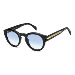 David Beckham DB-7110-S-807 con cristales azules y montura negra