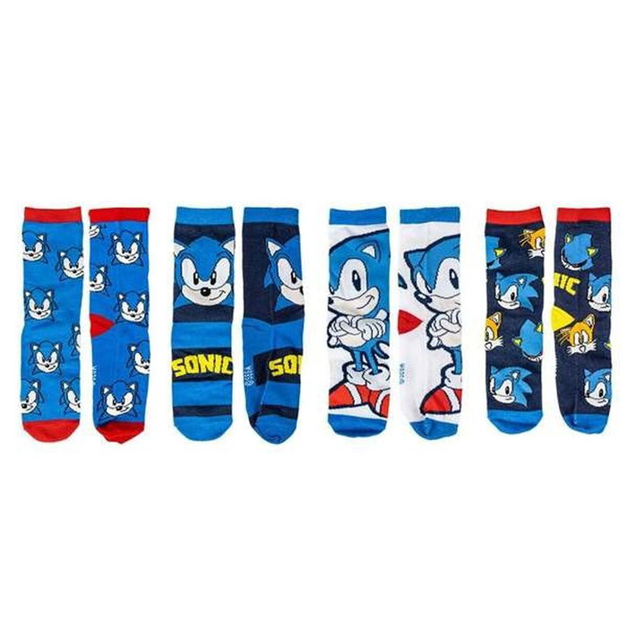 Cerdá Pack de 4 Calcetines Sonic Talla 35-38 Multicolor Cerdá Pack de 4 Calcetines Sonic Talla 35-38 Multicolor