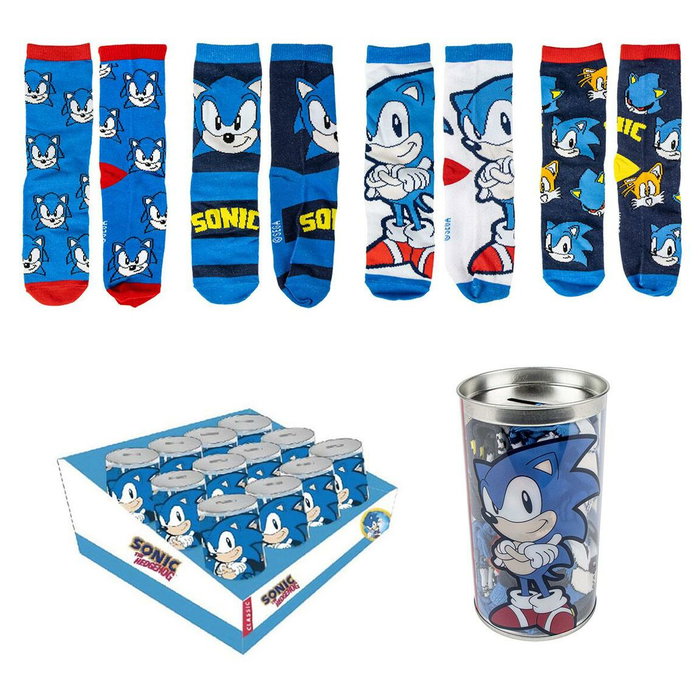 Cerdá Pack de 4 Calcetines Sonic Talla 35-38 Multicolor Cerdá Pack de 4 Calcetines Sonic Talla 35-38 Multicolor