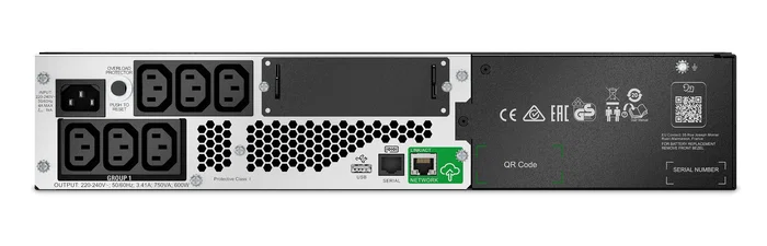 APC Smart-UPS SMTL750RMI2UC Lithium Ion 750VA 600W Gris