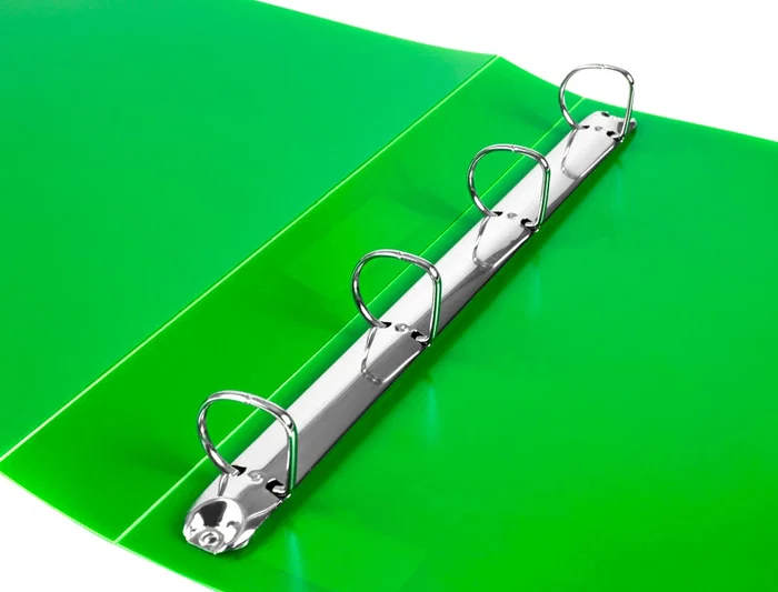 Liderpapel Carpeta 4 Anillas 25 mm Polipropileno DIN A4 Verde Translúcido 43433