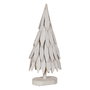 Figura Árbol Blanco Madera Paulonia 26 X 18 X 70 cm