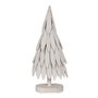 Ixia Figura Árbol Blanco Madera Paulonia 26 x 18 x 70 cm
