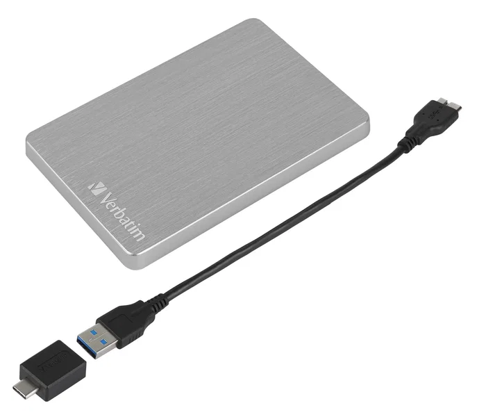 Verbatim Store 'n' Go ALU Slim 1TB Plata