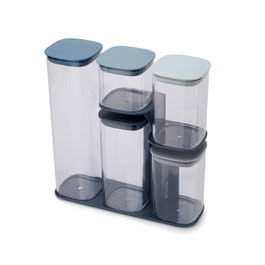 Joseph Joseph Podium Set de recipientes de almacenamiento Azul
